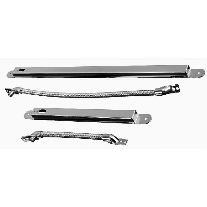 Securitron ELCEPT Electrical Power Transfer Concealed ElectroLynx Satin Stainless Steel Finish