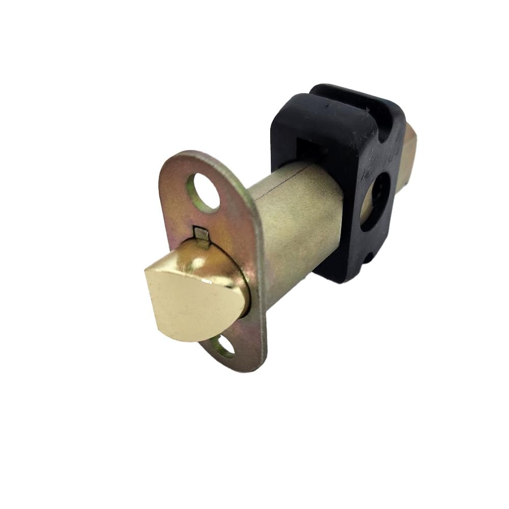 Emtek LC4-PAS28B237-B 28 Degree Brass Passage Latch 2-3/8" Backset Less Faceplate.