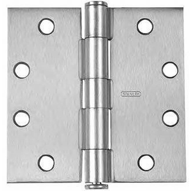Stanley F179426DNRP 4" x 4" NRP Square Corner Standard Door Hinge.