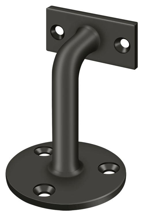 Deltana HRC253U10B Hand Rail Brackets; 3" Projection; Oil Rubbed Bronze Finish.