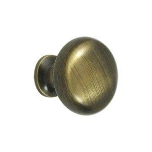 Deltana KRH114U5 Knob Round Hollow; Antique Brass Finish.