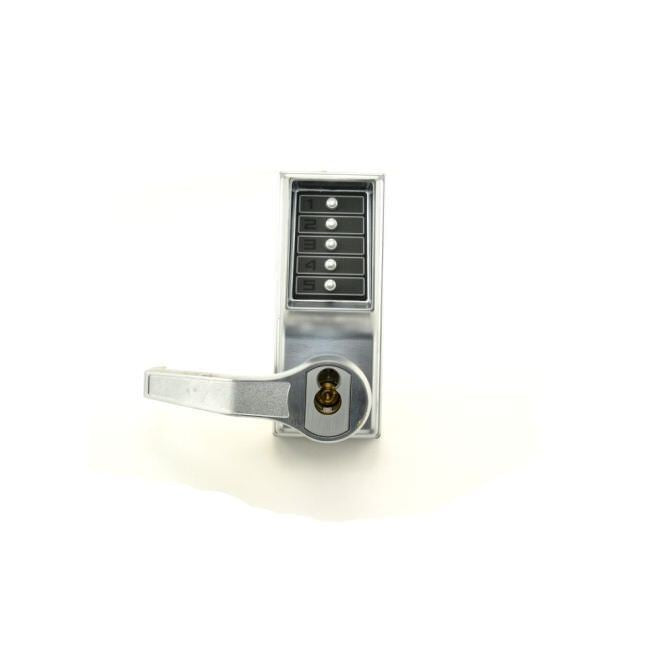Kaba Simplex L8146S26D Left Hand Pushbutton Lever Mortise Lock.