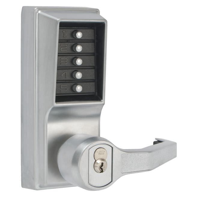 Kaba Simplex LL1076S26D Left Hand Pushbutton Lever Lock Combination.