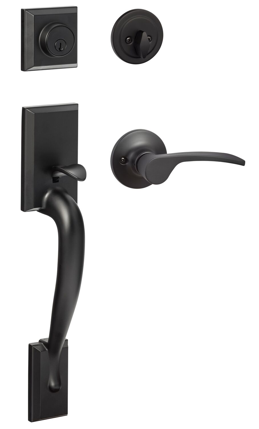 Sure-Loc MA507-G2-EG-RH Madison Handleset with Edge Handleset Trim Lever