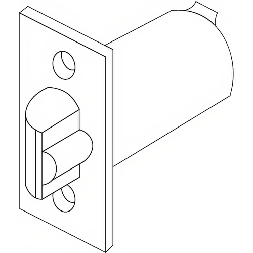 Yale MCD2386 2-3/8 Inch Deadlatch for 4600 Series with Square Corner 1 Inch Face