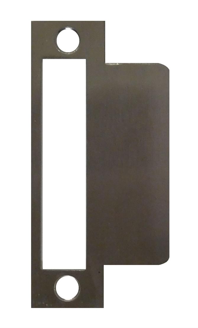 Don-Jo MEST102630 4-7/8" x 2" Mortise Type Extended Lip ANSI Strike Satin Stainless Steel Finish.