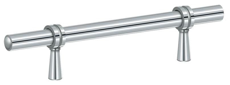 Deltana P311U26 Adjustable Pull 6-1/2"; Bright Chrome Finish.