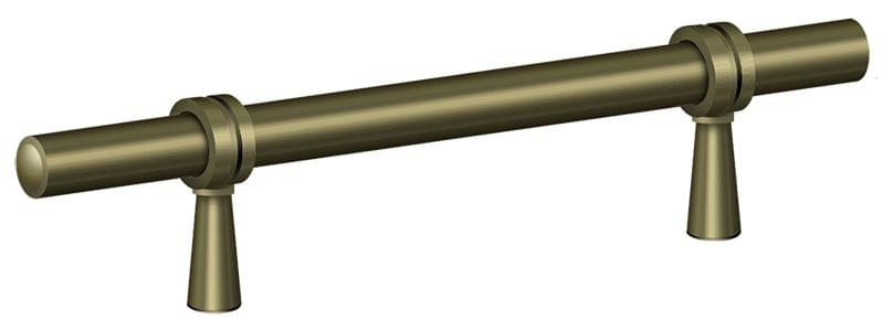 Deltana P311U5 Adjustable Pull 6-1/2"; Antique Brass Finish.