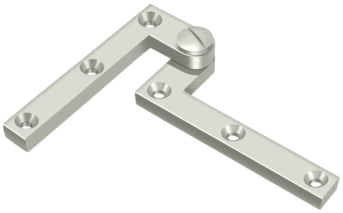 Deltana PH60U14 4-3/8" x 5/8" x 1-7/8" Hinge; Bright Nickel Finish.