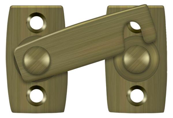 Deltana SB3178U5 Shutter Bar/Door Latch 7/8"; Antique Brass Finish.