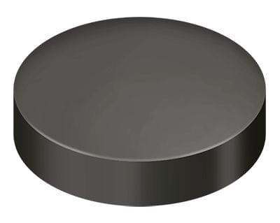 Deltana SCF100U10B Screw Cover; Round; Flat; 1" Diameter; Oil Rubbed Bronze Finish.