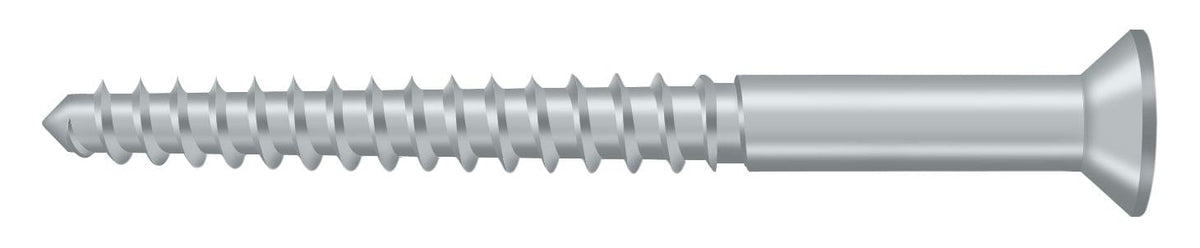 Deltana SCWB1225U26D Wood Screw; SB; #12 x 2-1/2"; Satin Chrome Finish.