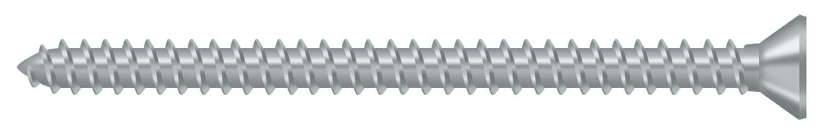 Deltana SCWS925U26D Wood Screw; Steel; #9 x 2-1/2"; Satin Chrome Finish.