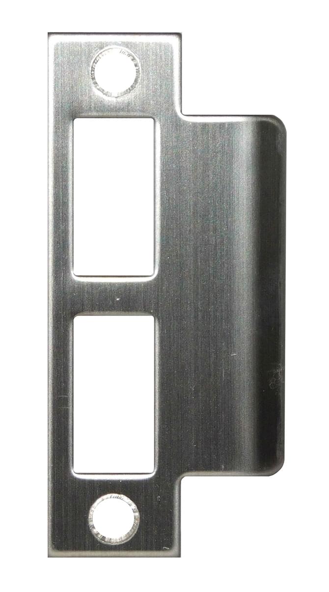 Don-Jo SMEST175630 1-3/4" ASA Strike Plate Satin Stainless Steel.