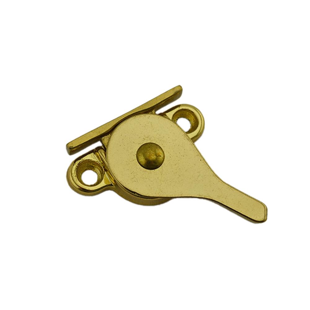 Ives SP90A3 Aluminum Side Window Lock Bright Brass Finish.