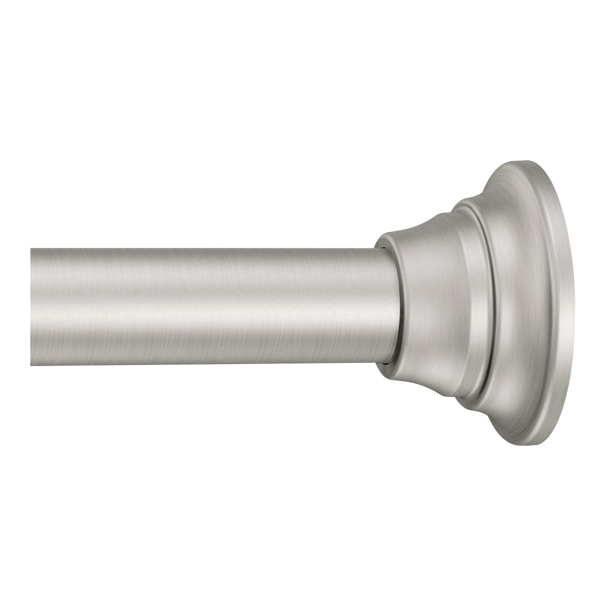 Moen TR1000BN Tension Shower Rod from 44" to 72" Brushed Nickel Finish.