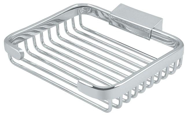 Deltana WBR6050U26 Wire Basket; 6" Rectangular Soap Holder; Bright Chrome Finish.
