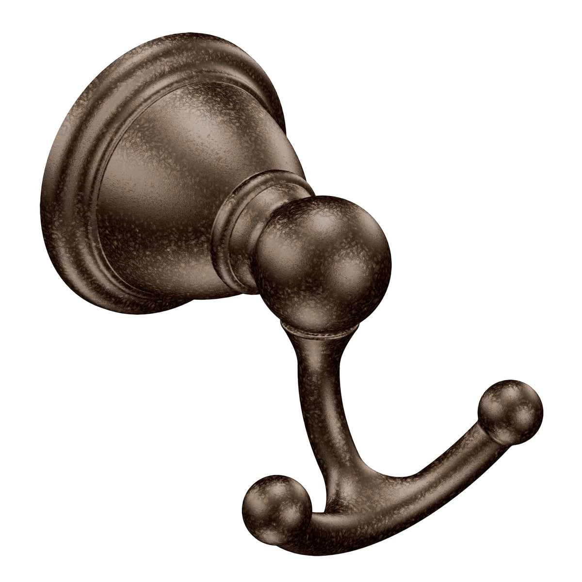 Moen YB2203ORB Brantford Double Robe Hook Oil Rubbed Bronze Finish.
