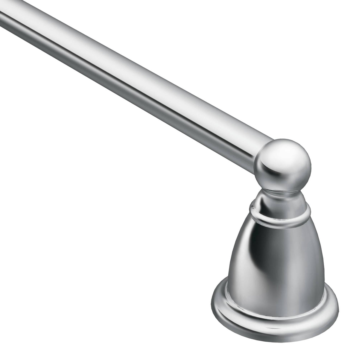 Moen YB2224CH Brantford 24" Towel Bar Bright Chrome Finish.