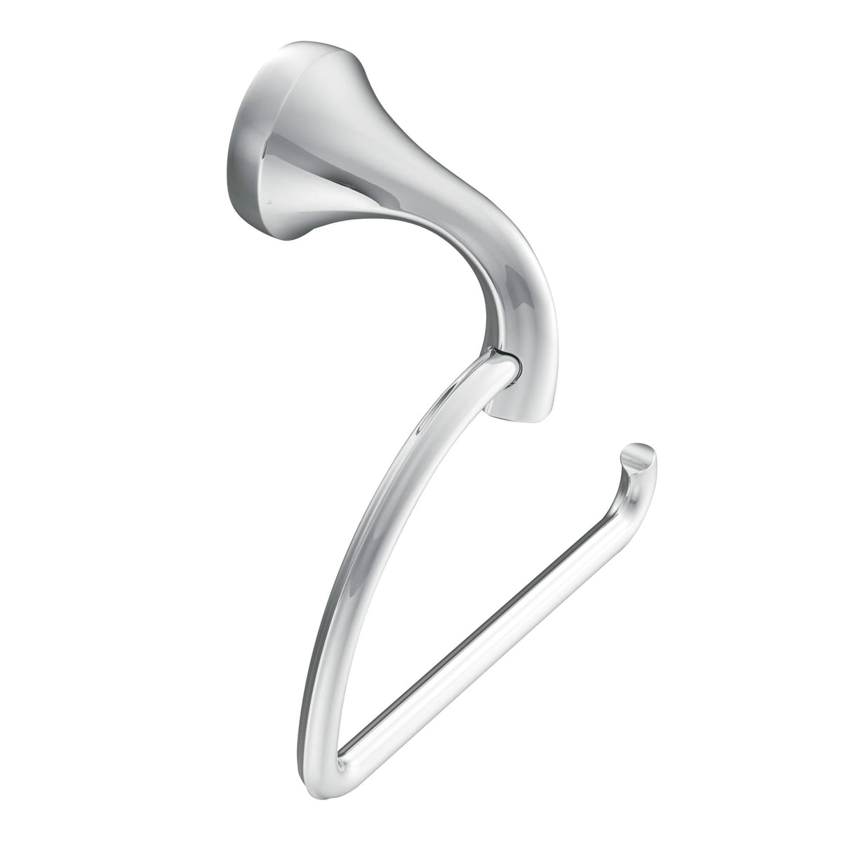 Moen YB2808CH Eva Euro Single Post Paper Holder Bright Chrome Finish.