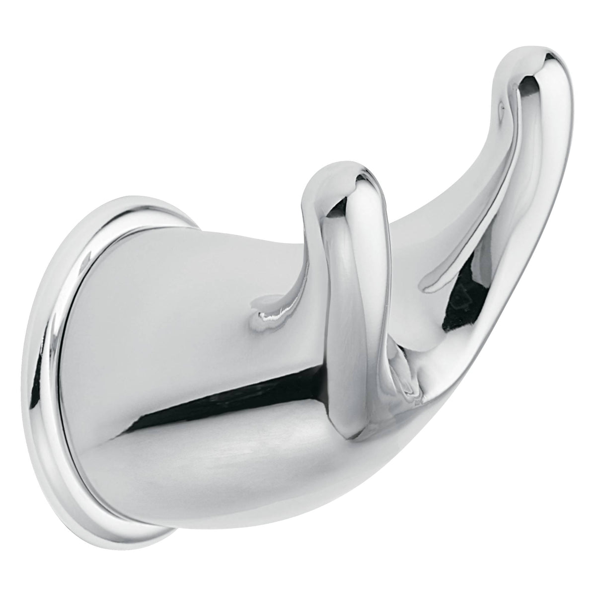 Moen YB8003CH Mason Double Robe Hook Bright Chrome Finish - Mounting Post YB8000 Sold Separately *.