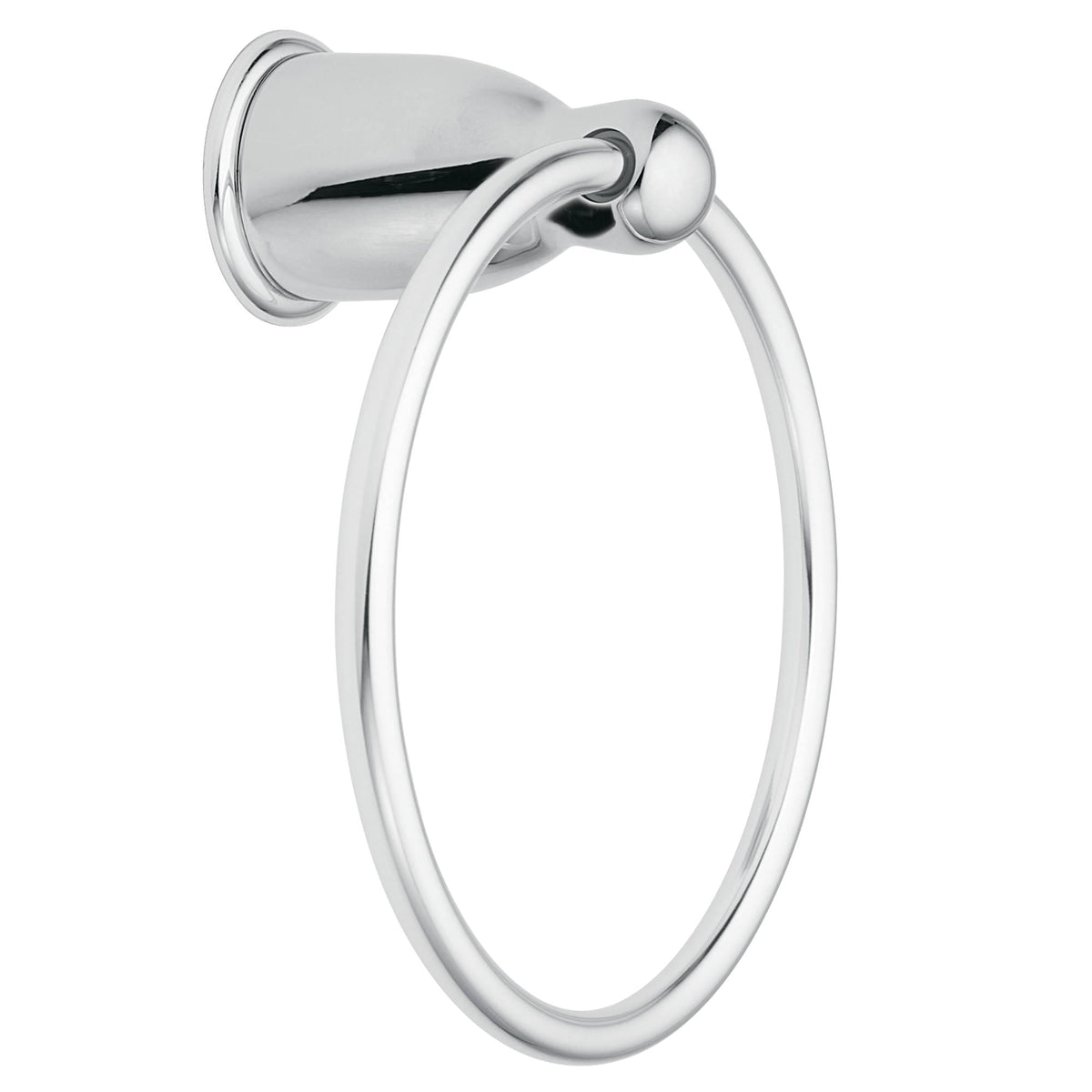 Moen YB8086CH Mason Towel Ring Bright Chrome Finish.