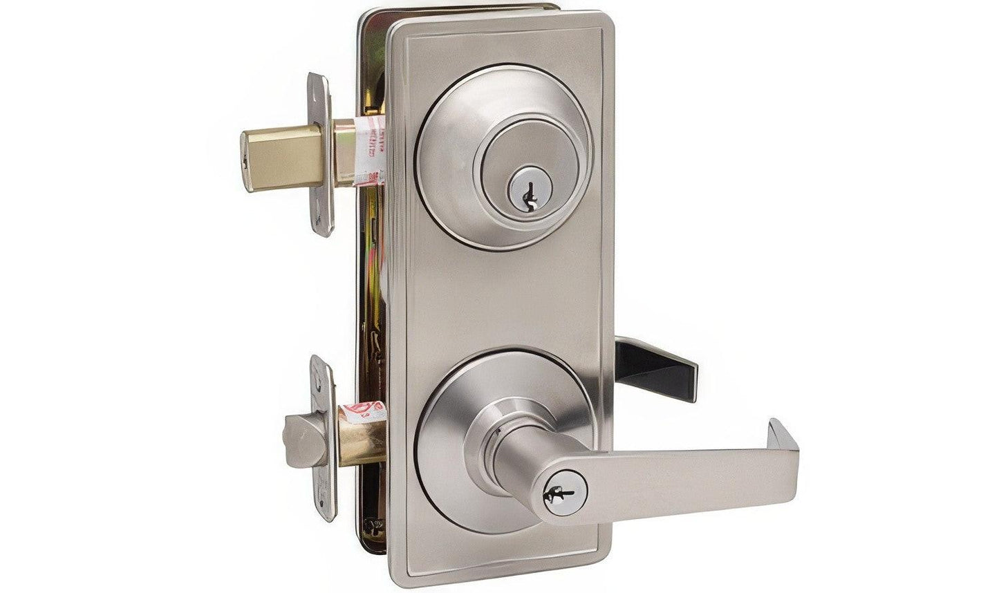Copper Creek AL6941 Avery Lever Interconnected Keyed Entry/Office Set