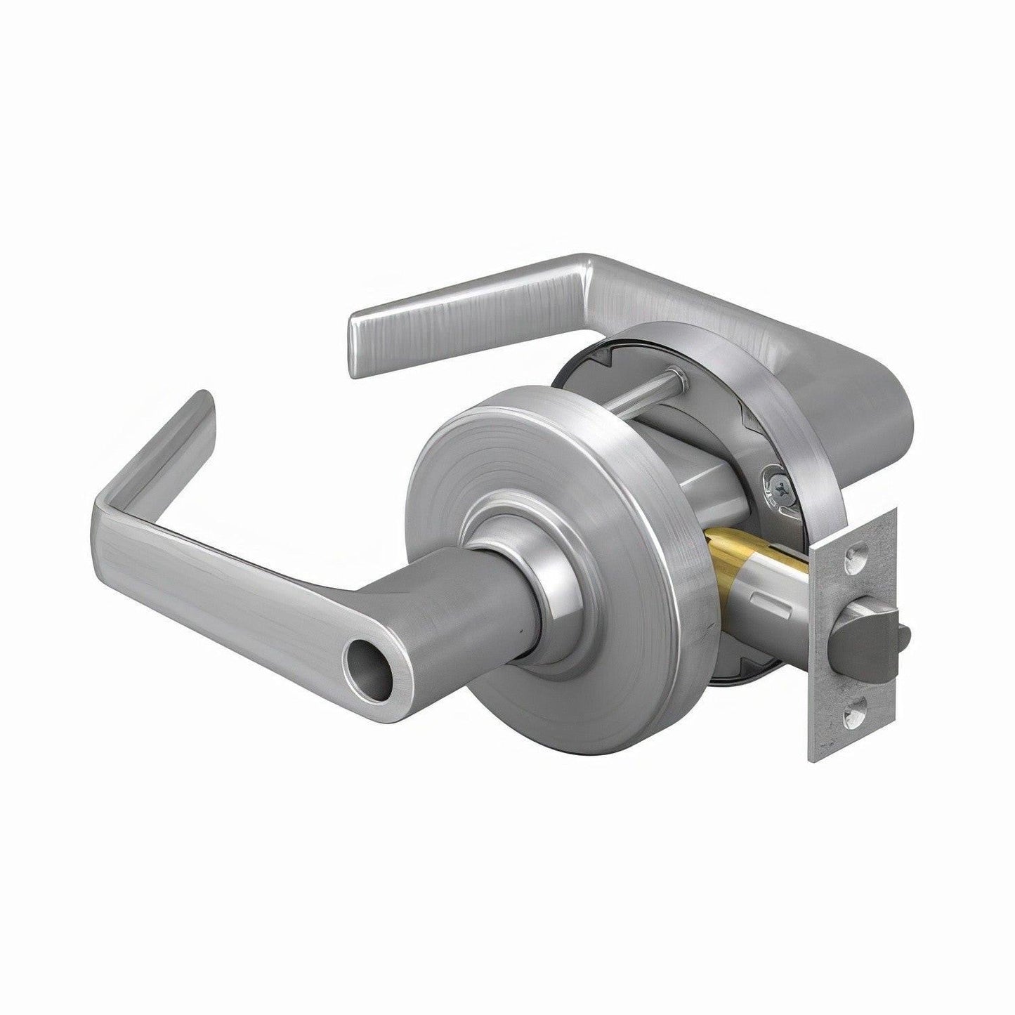 Schlage Commercial ALX80LSAT ALX Series Grade 2 Storeroom Saturn Lever Lock Less Cylinder
