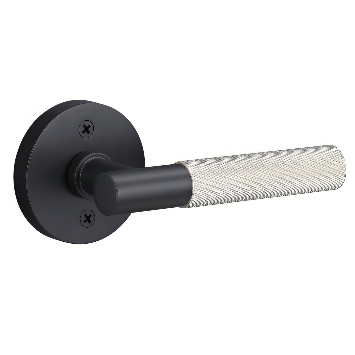 Sure-Loc AP100-RD-GRIP-KN Knurled Grip Dummy Door Lever with Aspra Round Rosette.