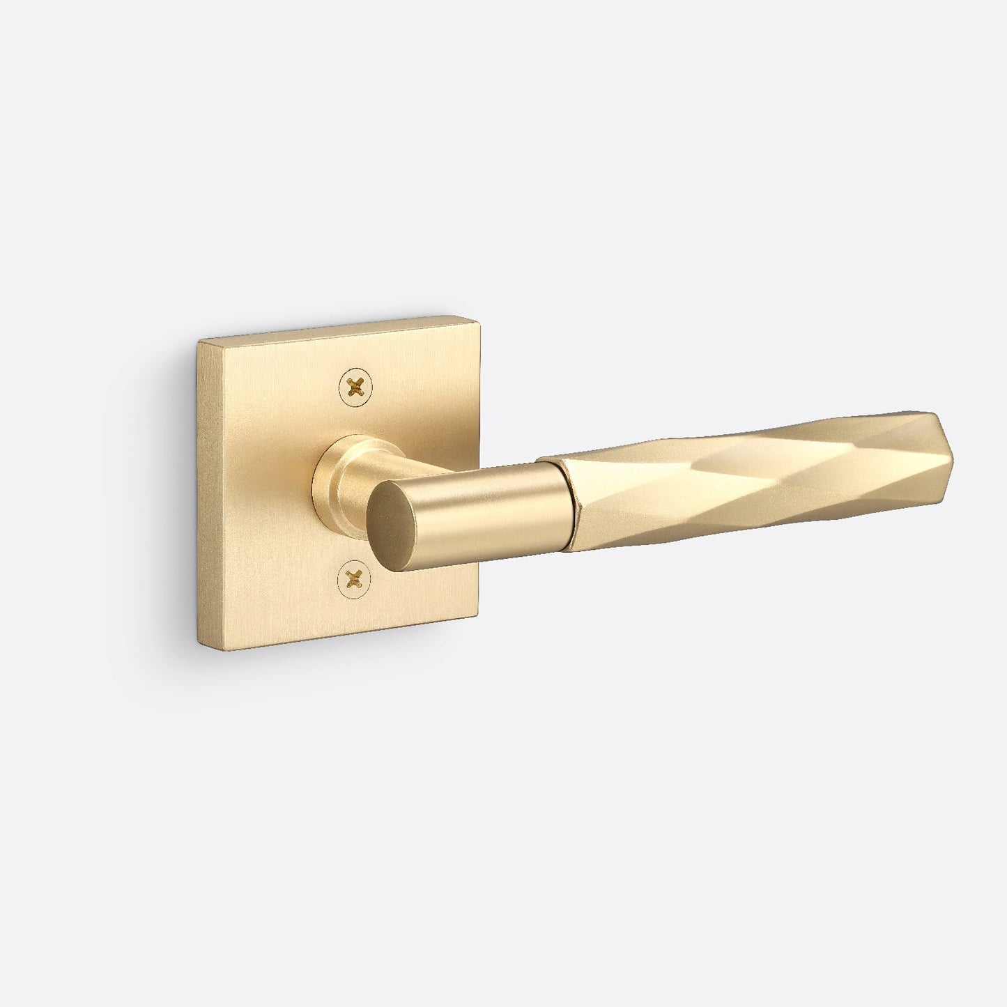 Sure-Loc AP100-SQ-GRIP-VT Vertex Grip Dummy Door Lever with Aspra Square Rosette.
