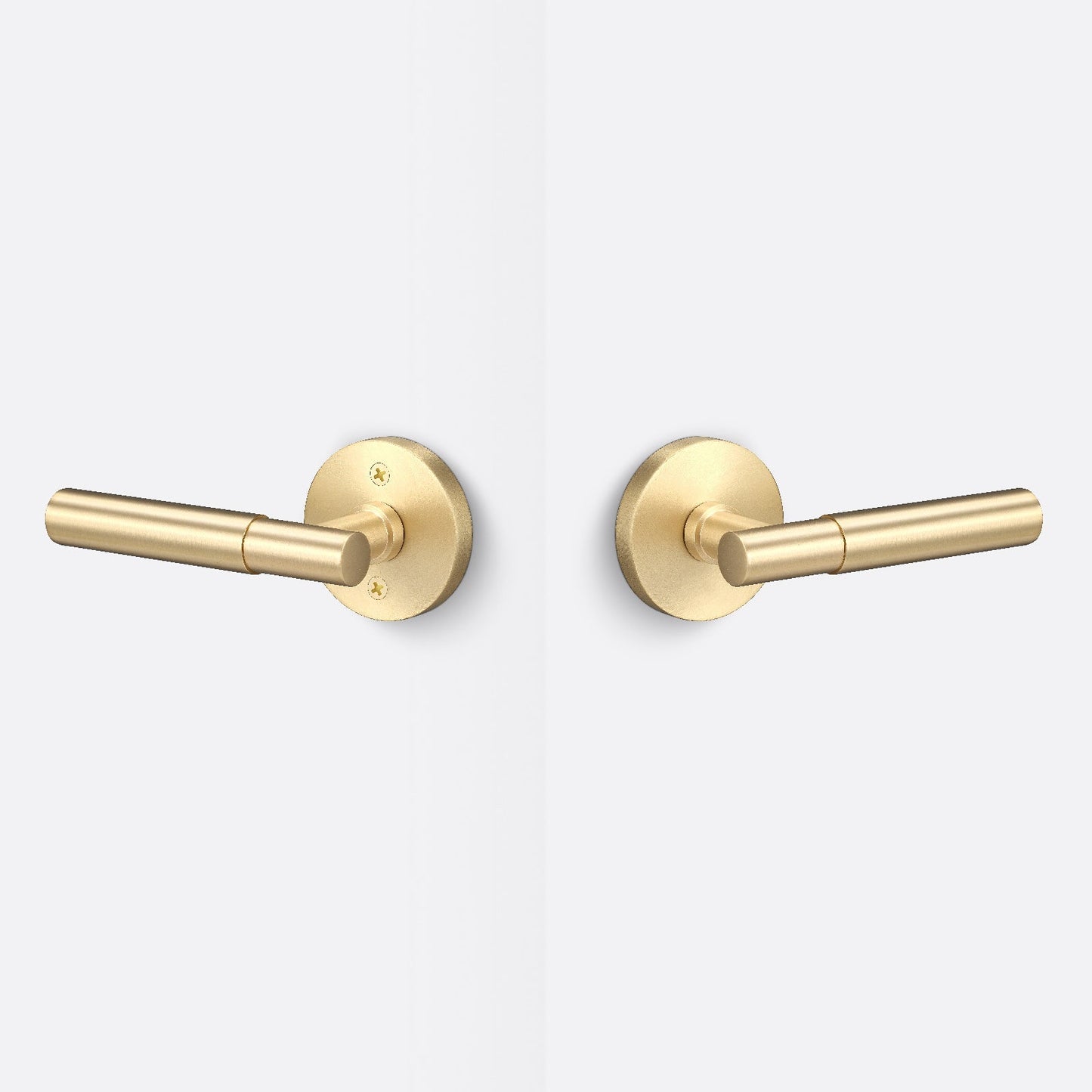 Sure-Loc AP101-RD-GRIP-SM Smooth Grip Passage Door Lever with Aspra Round Rosette.