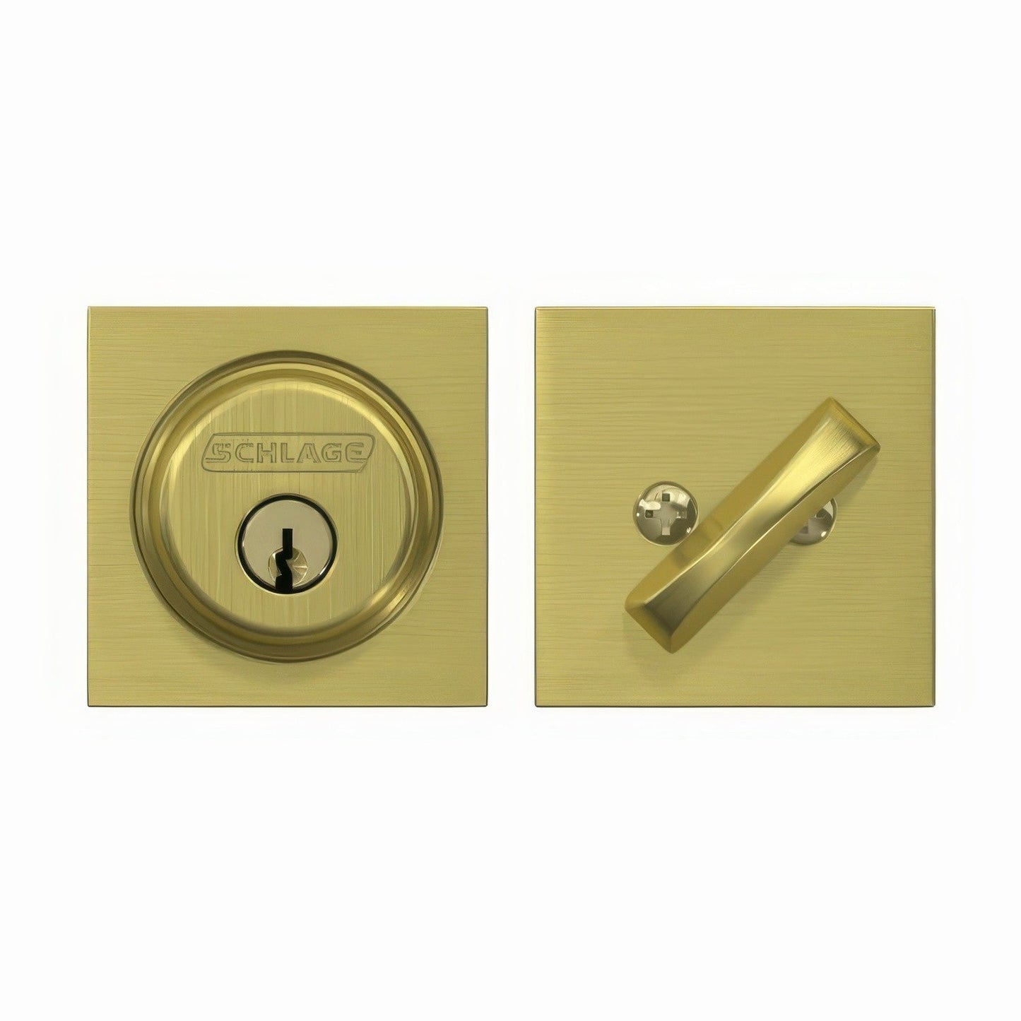 Schlage B60N-COL Single Cylinder Deadbolt.