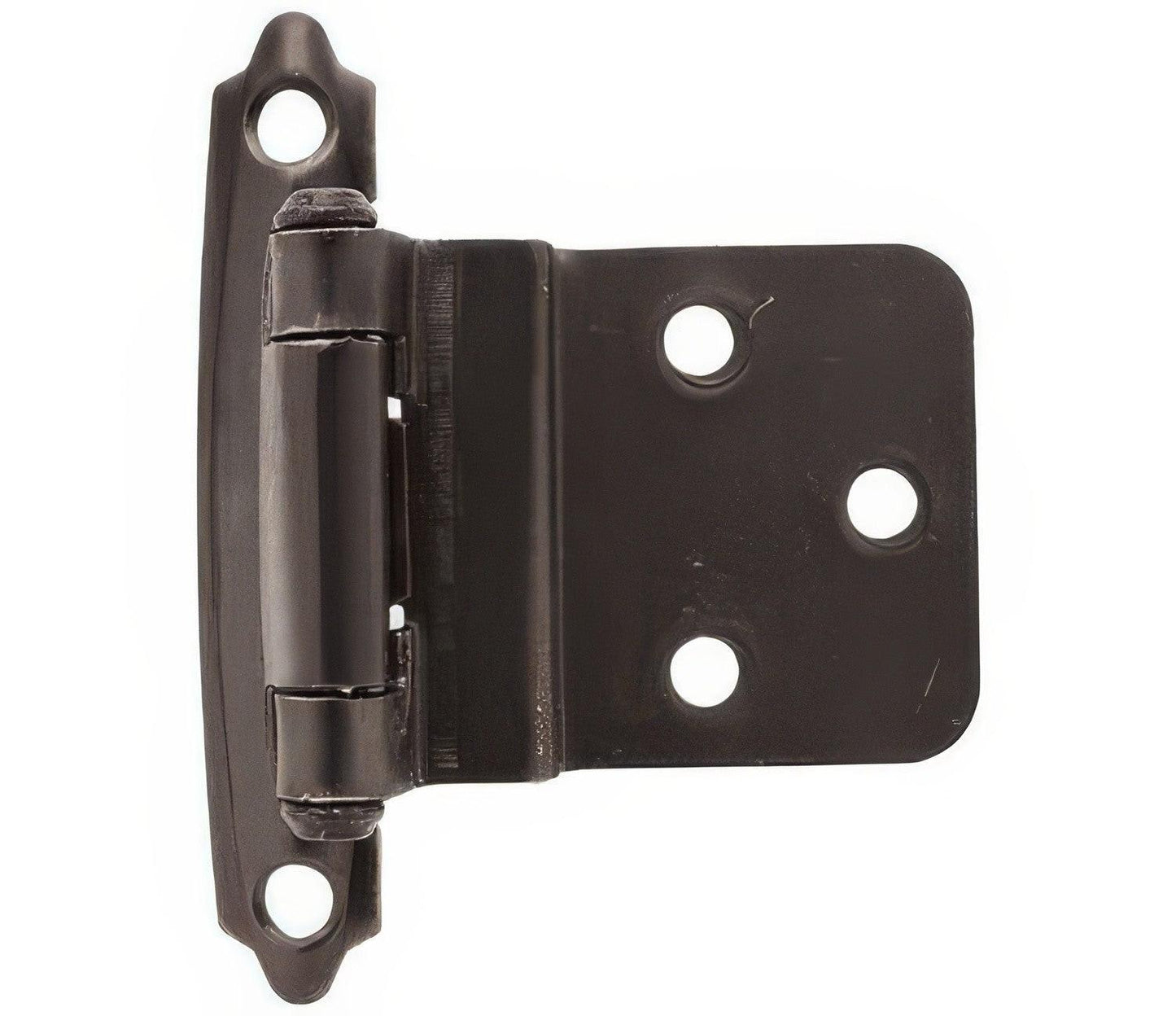 Amerock BPR3428 Functional Hardware 3/8" Steel 2 Pack Inset Self Closing Face Mount Hinge