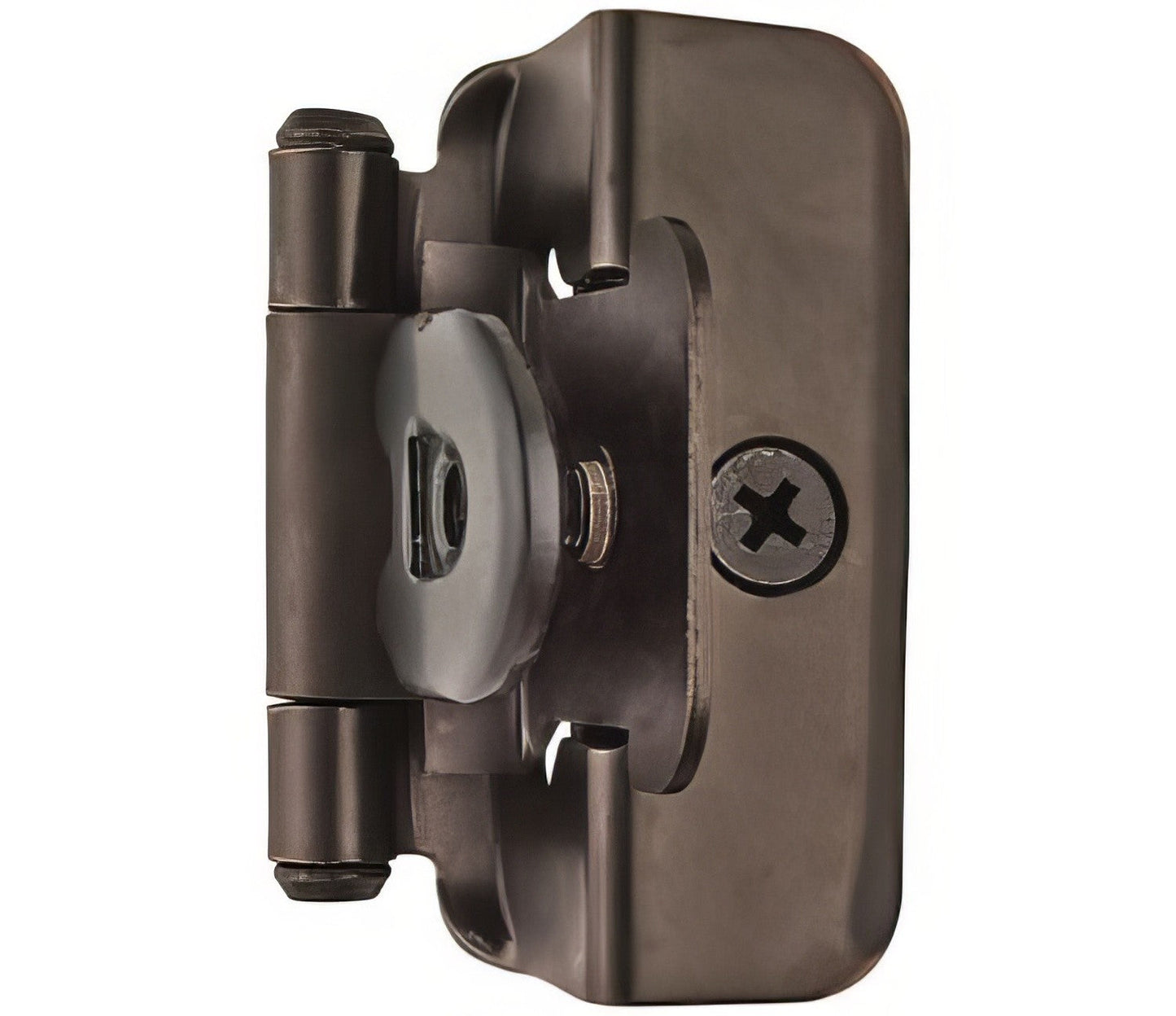 Amerock BPR8704 Functional Hardware 1/2" Steel 2 Pack Overlay Double Demountable Hinge.