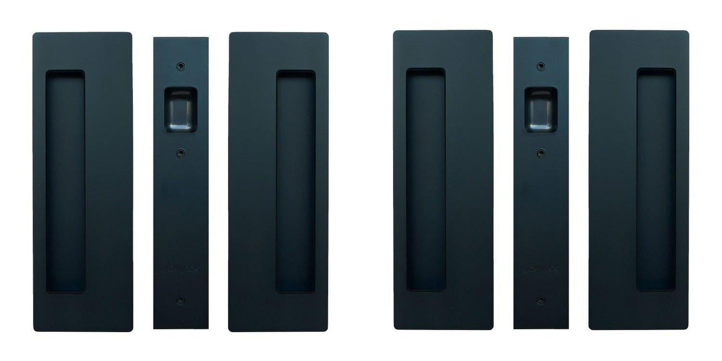 Cavilock 1 3/8" Non Magnetic Non Latching Passage Pocket Door Lock