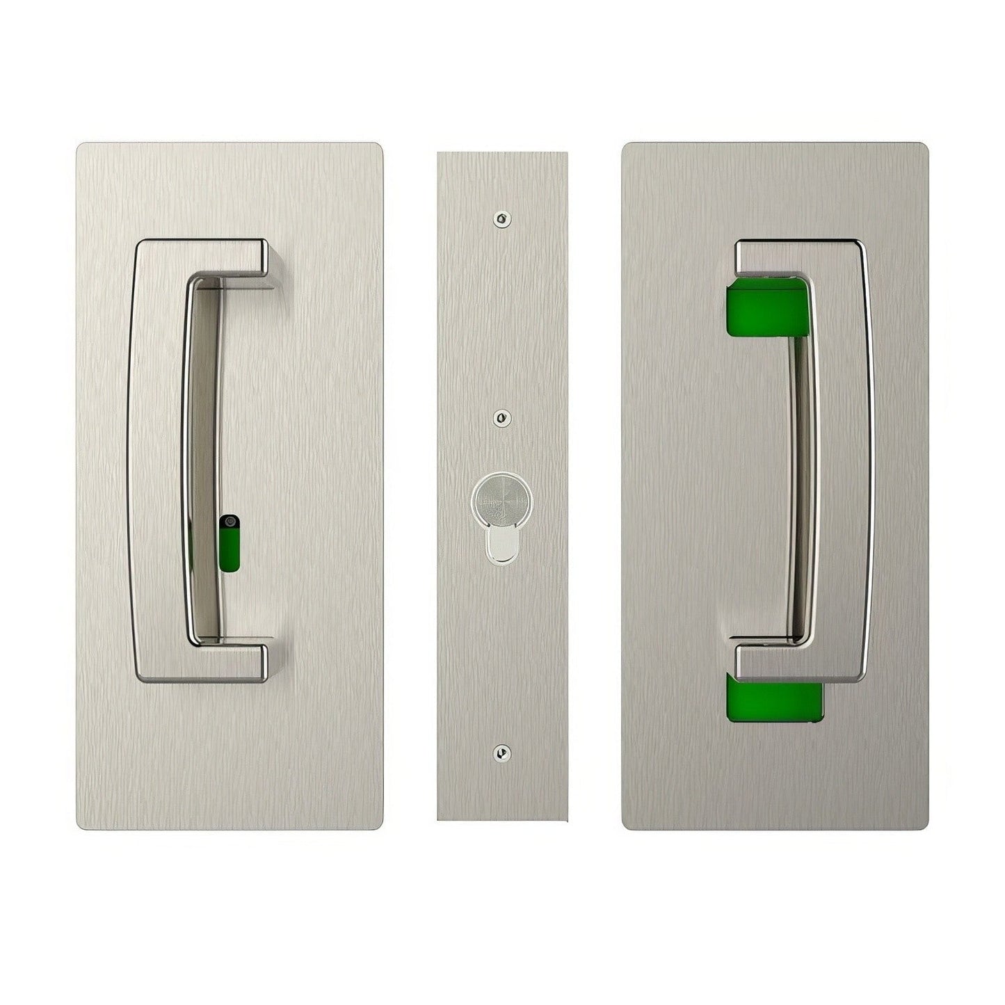Cavilock CL406B033 ADA Privacy Pocket Door Set with Right Handed Snib for 1-3/4" Doors