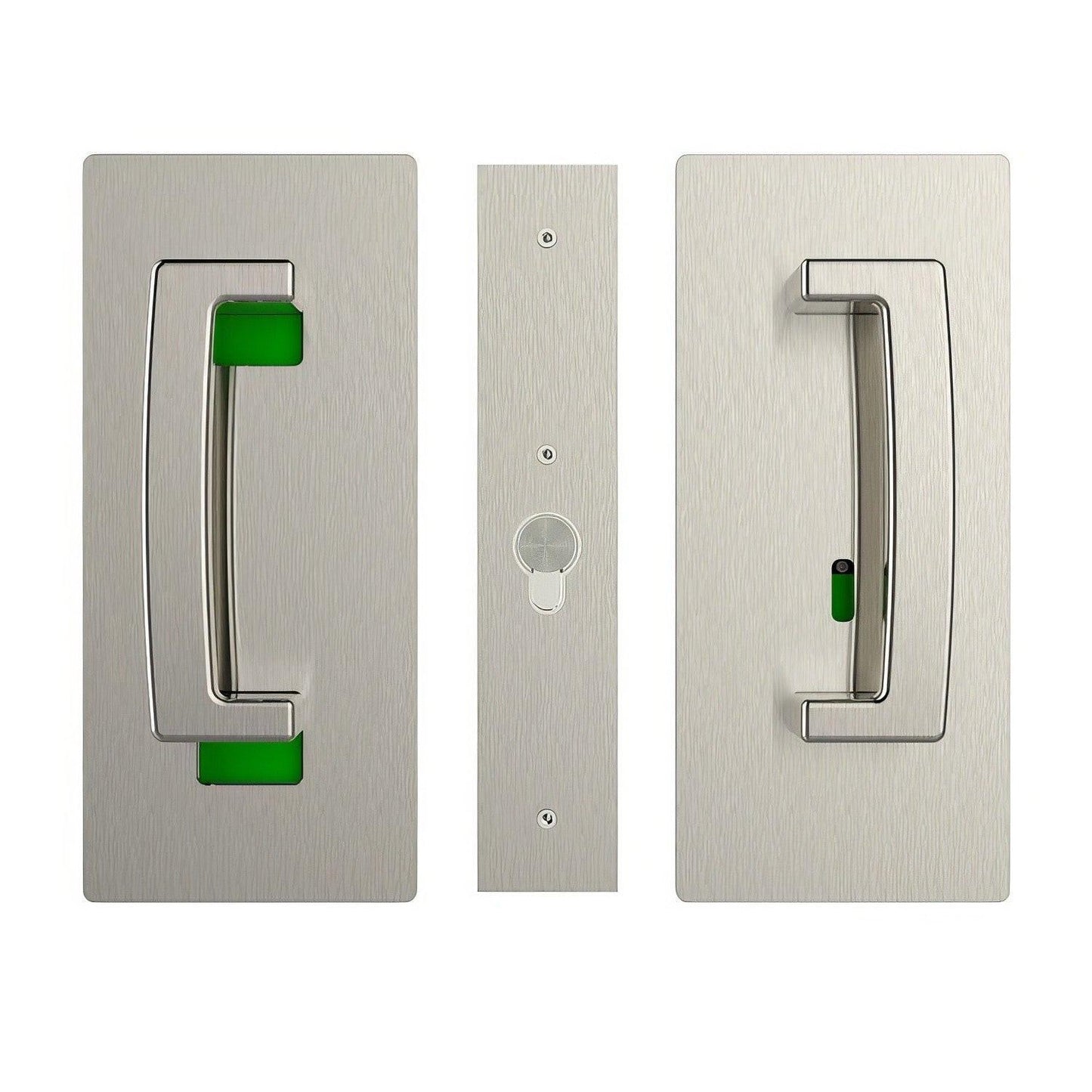 Cavilock CL406B034 ADA Privacy Pocket Door Set with Left Handed Snib for 1-3/4" Doors