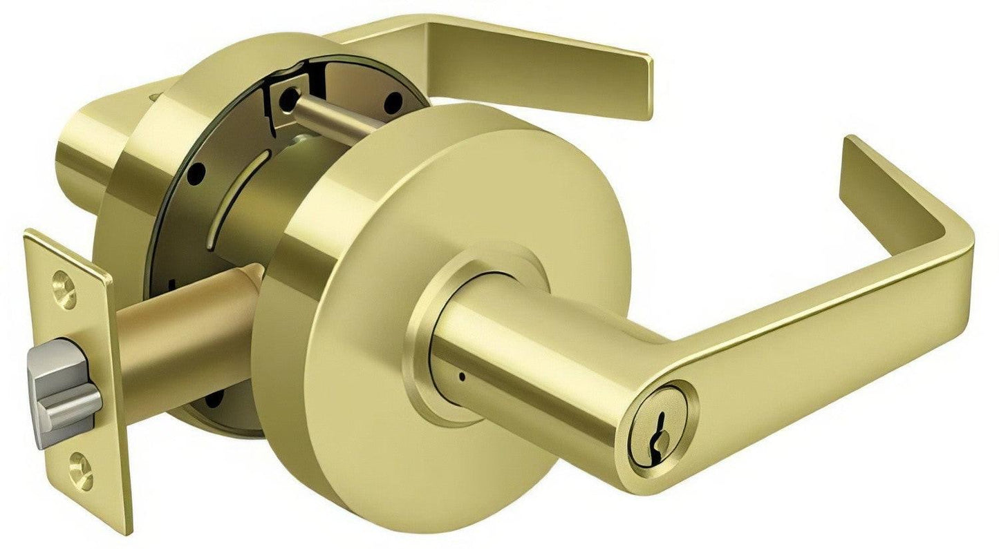 Deltana CL504EVC Clarendon Single Cylinder Grade 2 Storeroom Door Lever.
