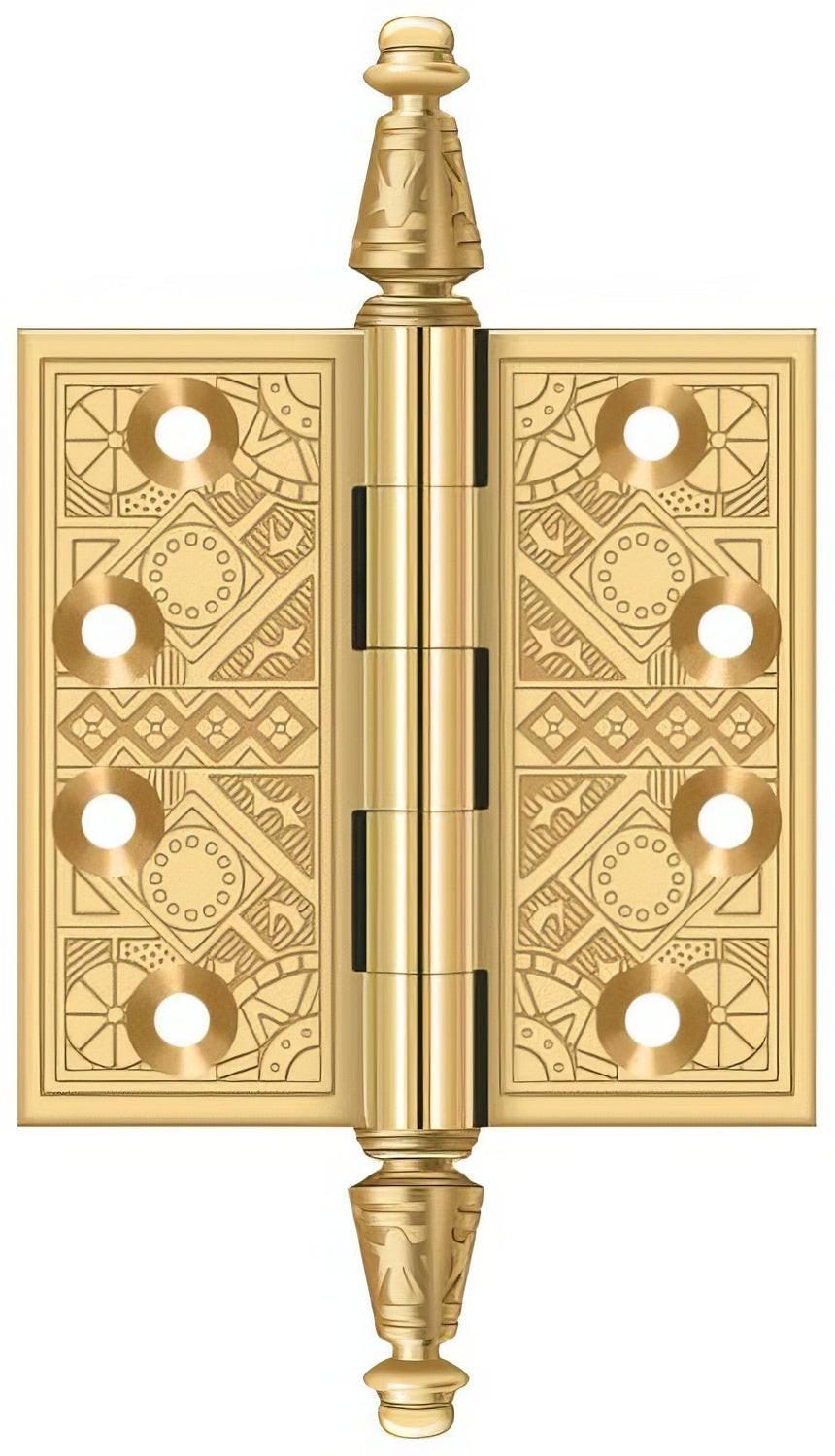 Deltana CSBP35 3-1/2" x 3-1/2" Square Ornate Door Hinge