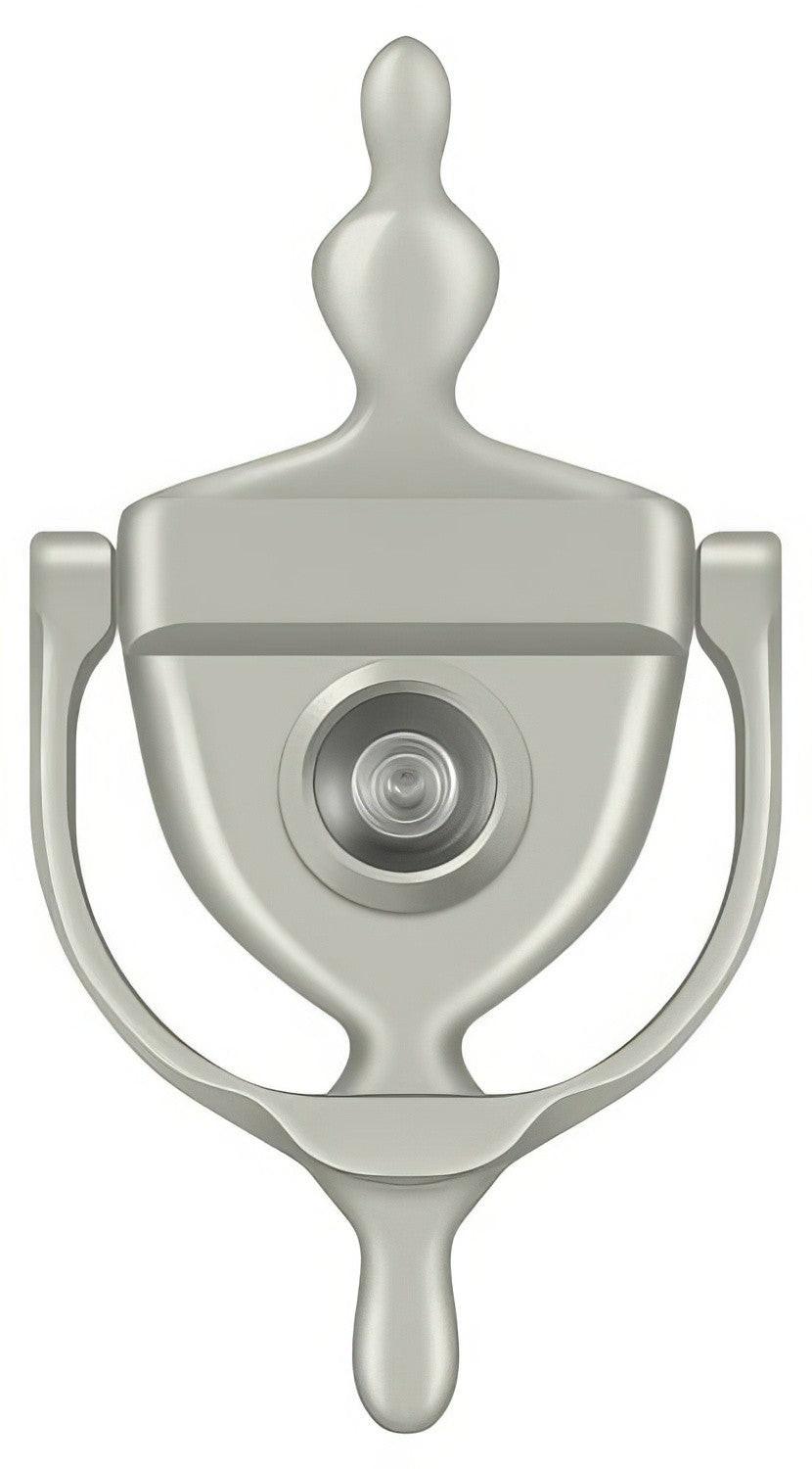 Deltana DKV630 5-7/8" Door Knocker with Glass Lens Viewer.