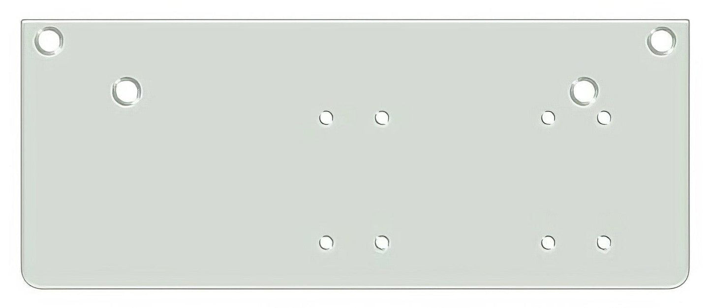 Deltana DP4041P 13" x 5" Drop Plate for Door Closer with Parallel Arm Installation