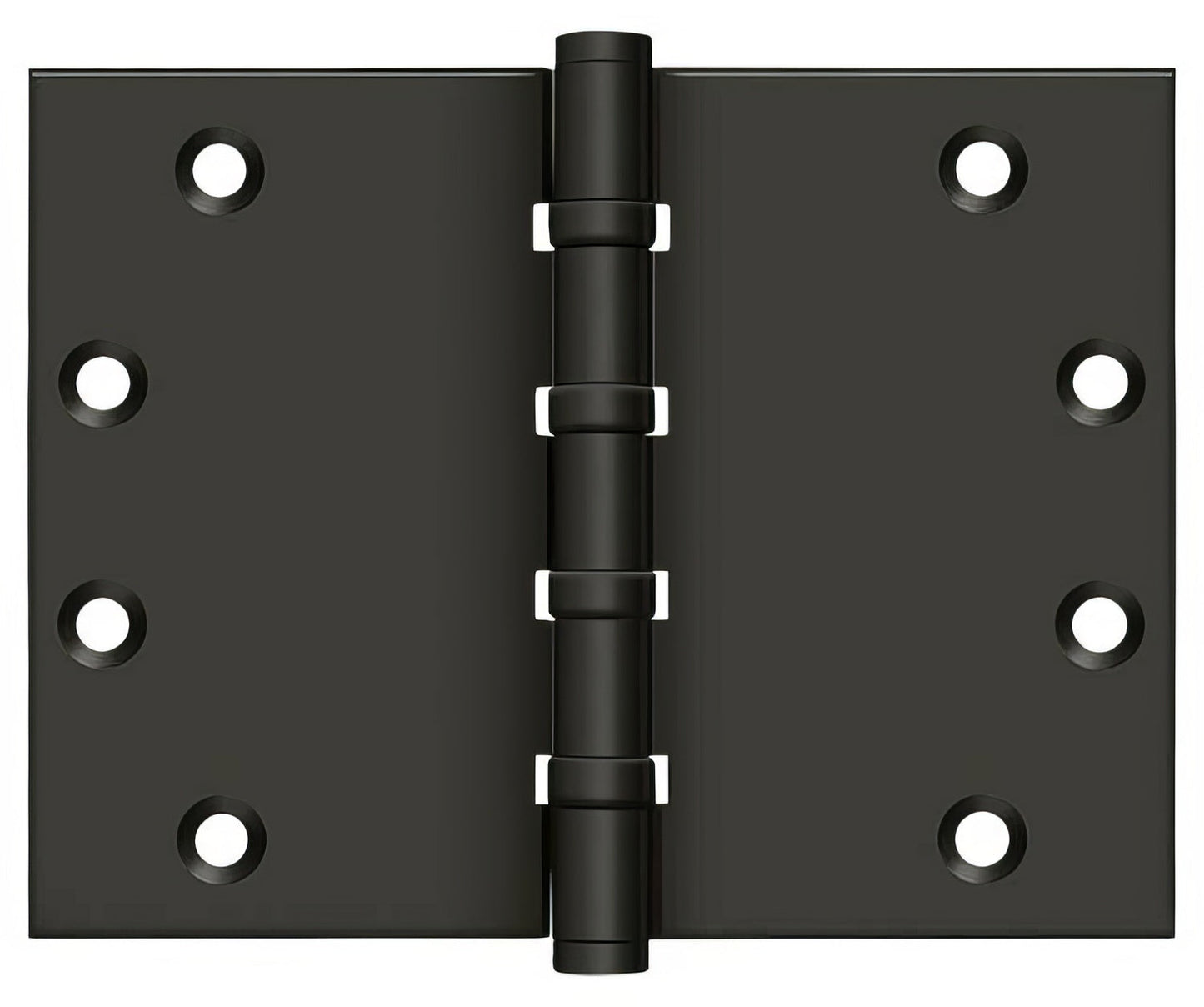 Deltana DSB4560BB10B 4-1/2" x 6" Square Corner Ball Bearing Door Hinge