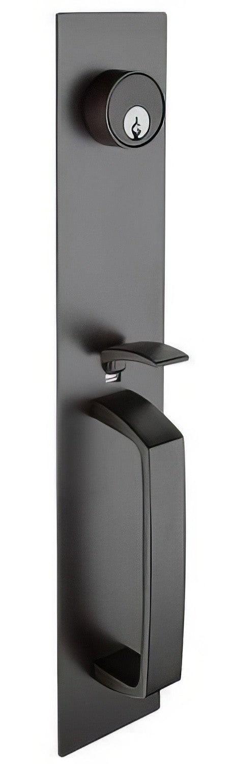Copper Creek ED-ESCTHM Thumb Piece Escutcheon with Keyed Mortise Cylinder.