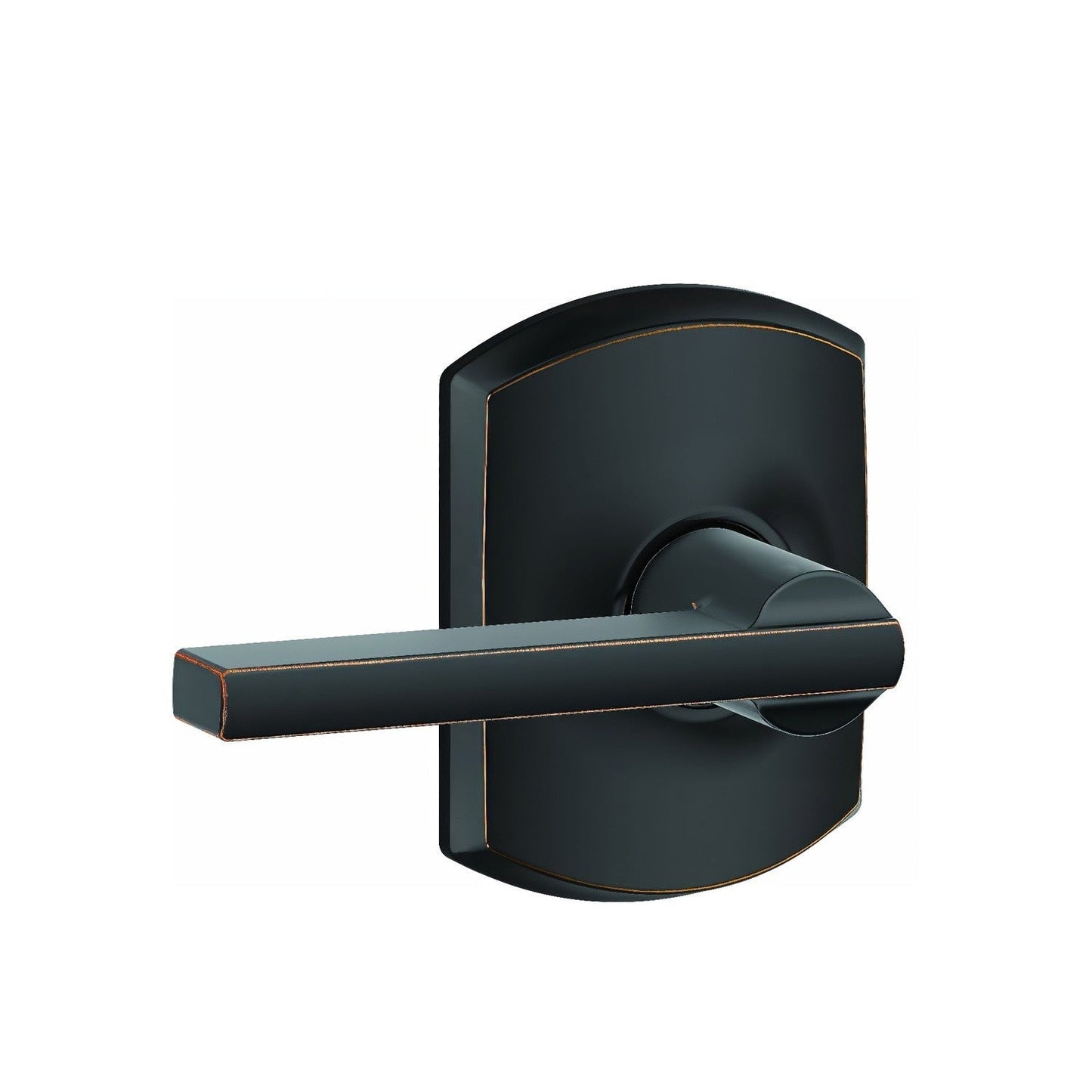 Schlage F10LAT-GRW Latitude with Greenwich Rose Passage Door Lever