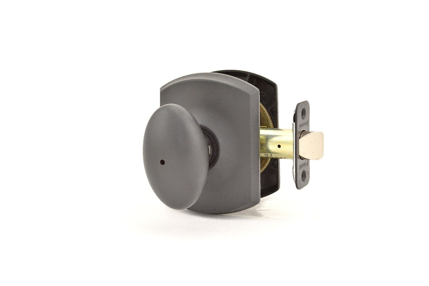 Schlage F40SIE622GRW Siena with Greenwich Rose Privacy Door Knob Matte Black