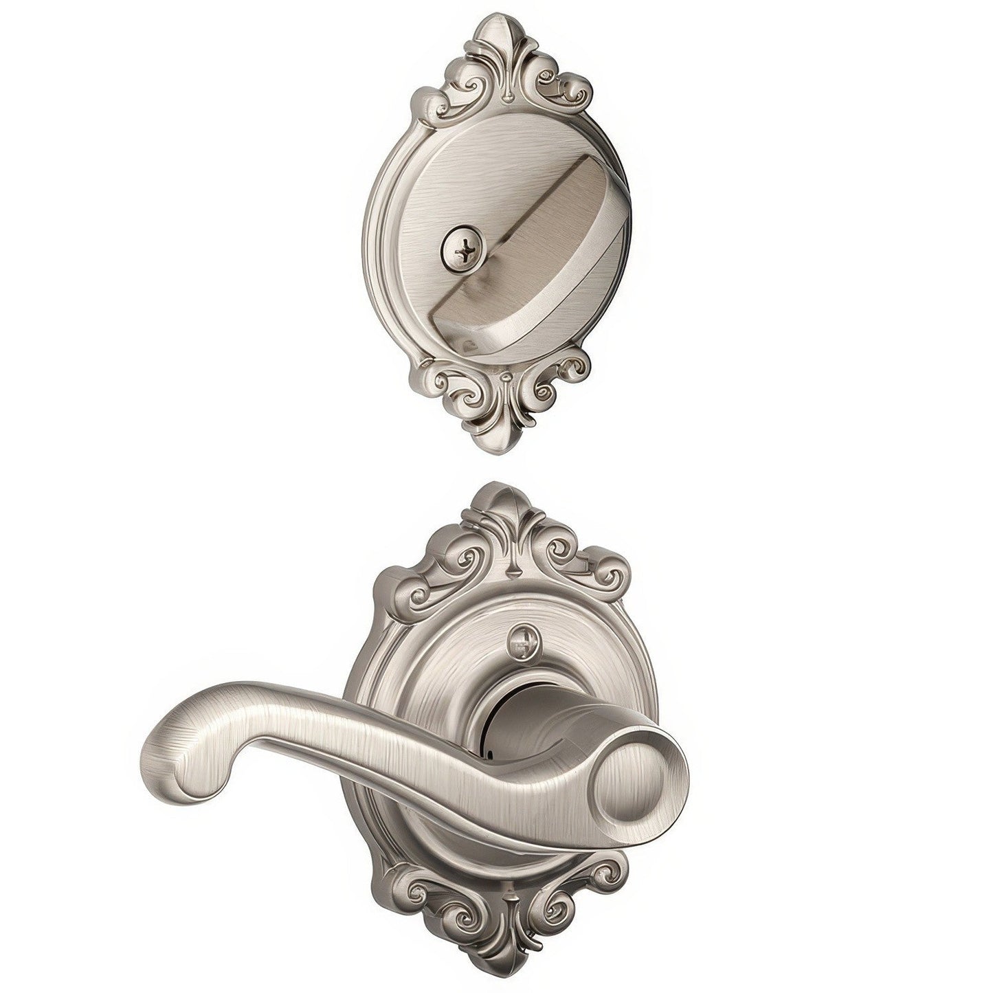 Schlage F59-FLA-BRK-RH F-Series Flair Right Hand Interior Pack Lever.