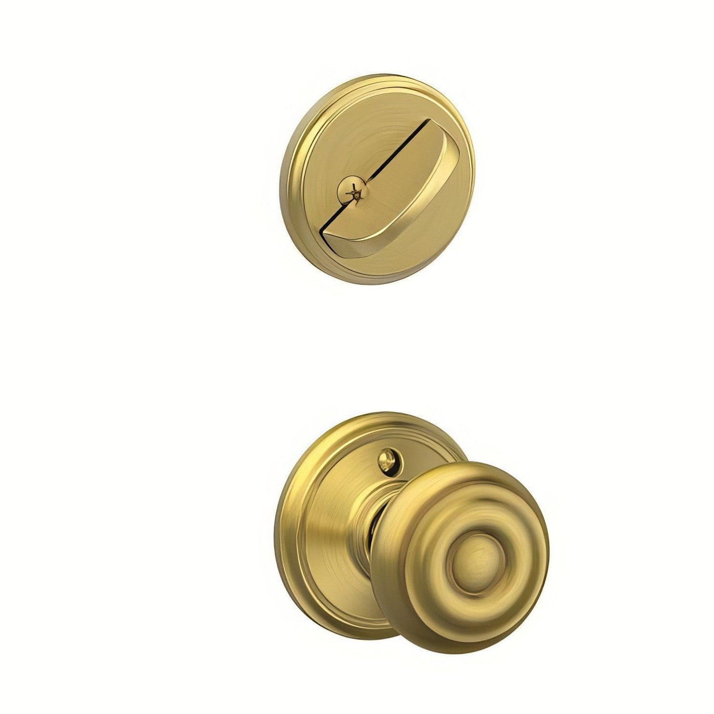 Schlage F59-GEO Georgian Single Cylinder Interior Pack.
