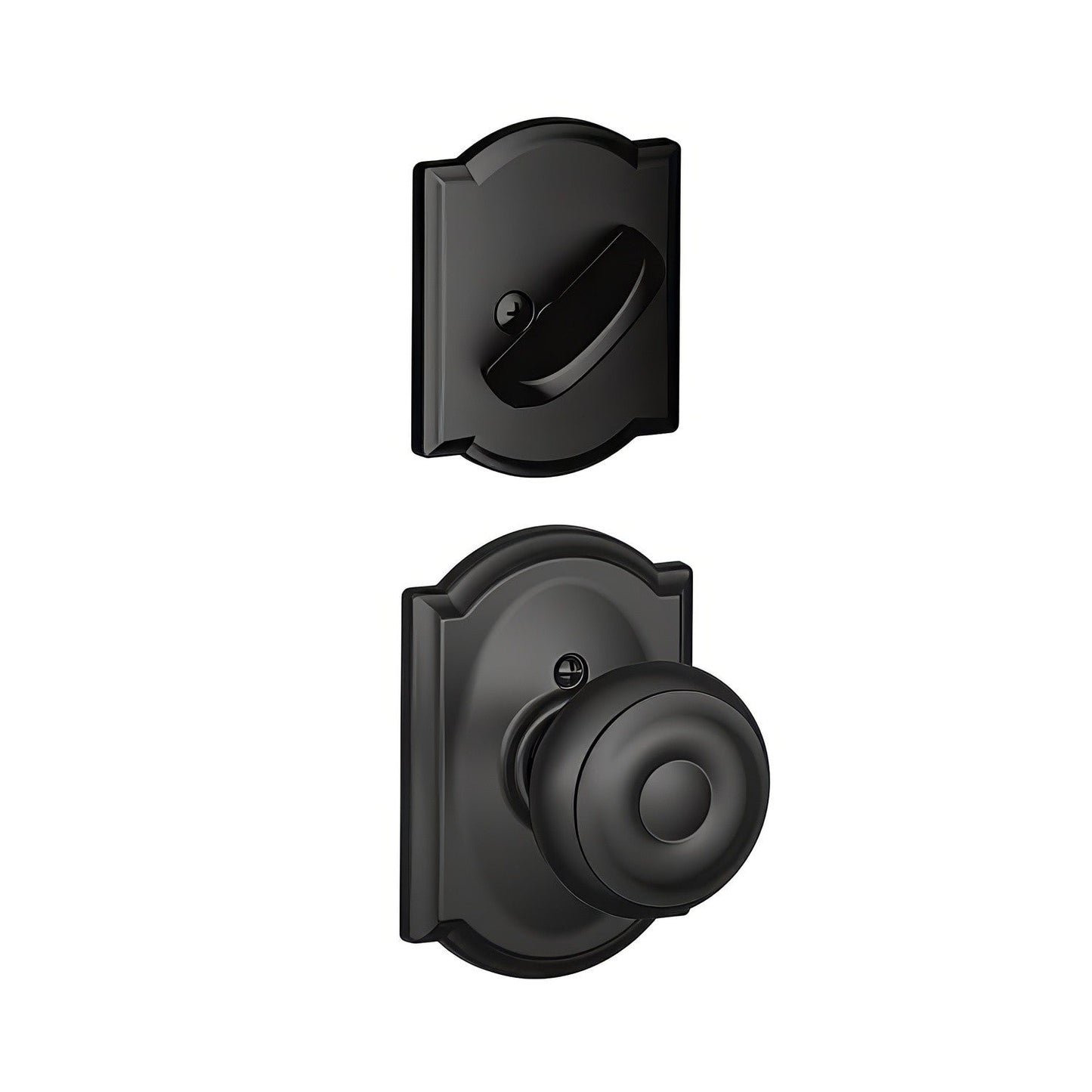 Schlage F59-GEO-CAM F-Series Georgian Single Cylinder Interior Pack Handleset.