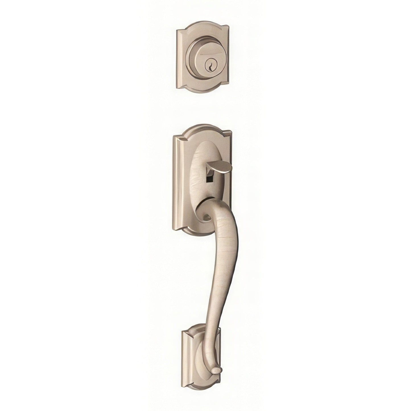 Schlage F62-CAM-FLA-LH F-Series Camelot Left Hand Double Cylinder Handleset