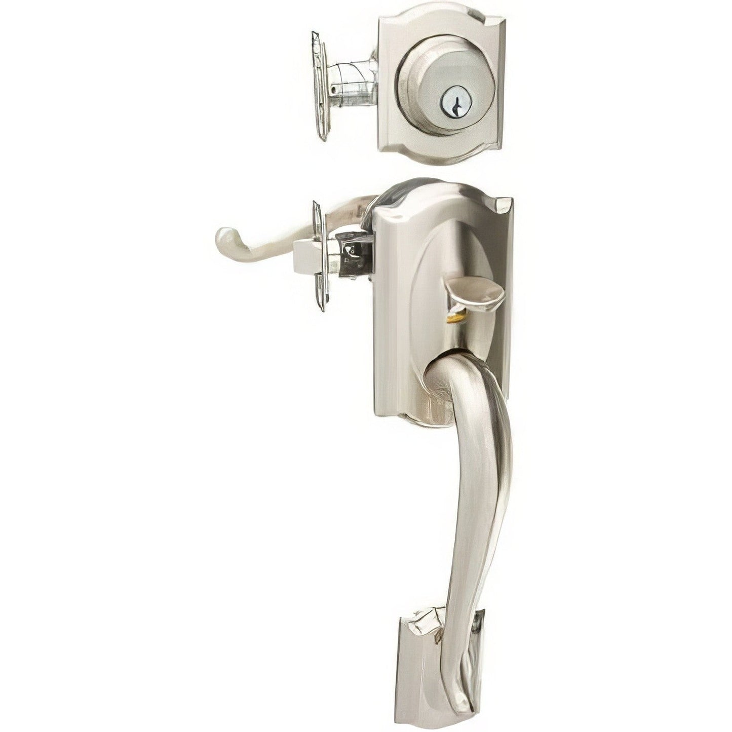 Schlage F62-CAM-FLA-RH F-Series Camelot Right Hand Double Cylinder Handleset